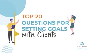 Top 20 Questions to ask when setting Goals with Clients downloadable