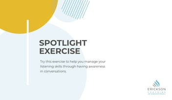 Spotlight exercise