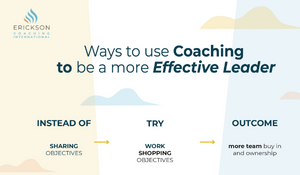 Ways to use coaching to become an effective leader