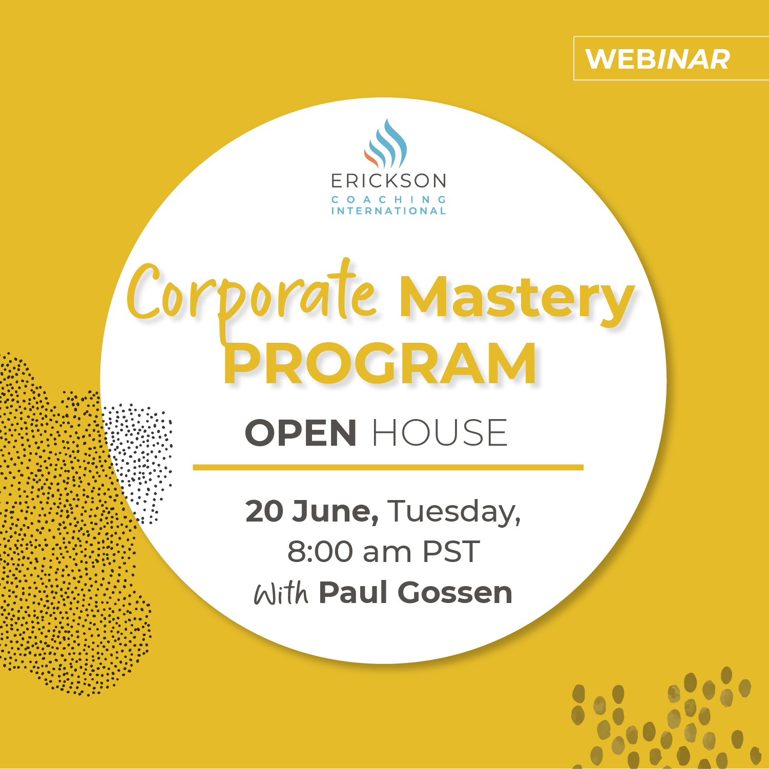 Corporate Mastery Program Corporate Mastery Program